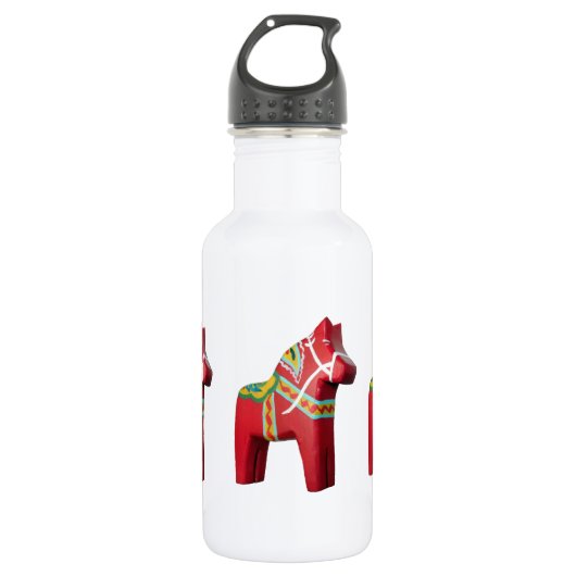 Dala Horse Water Flasche Edelstahlflasche (Vorderseite)
