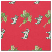 Dala Horse Weihnachten Stoff (Nahaufnahme)