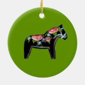 Dala Horse Weihnachtsschmuck (Hinten)