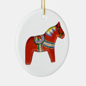 Dala Horse Weihnachtsschmuck (Rechts)