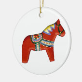 Dala Horse Weihnachtsschmuck (Links)
