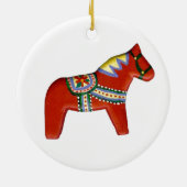 Dala Horse Weihnachtsschmuck (Hinten)