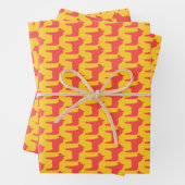 Dala Horse Wrapping Paper Sheets Geschenkpapier Set (Beispiel)