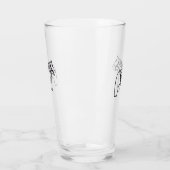 Dala Horse Zeichnend Glas (Links)