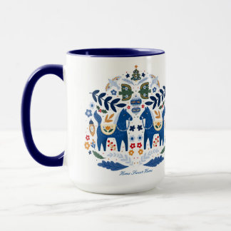 Dala Horse - Zuhause Sweet Zuhause Tasse