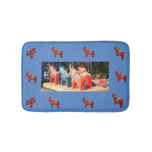 Dala Horses Badematte (Vorderseite)
