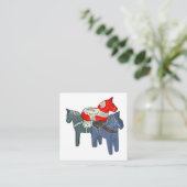 Dala Horses Begleitkarte (Stehend Vorderseite)