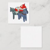 Dala Horses Begleitkarte (Vorne/Hinten)