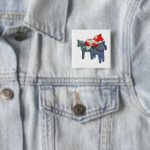 Dala Horses Button (Beispiel)