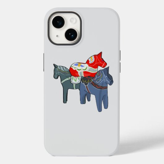 Dala Horses Case-Mate iPhone Hülle (Rückseite)
