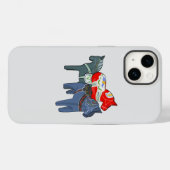 Dala Horses Case-Mate iPhone Hülle (Rückseite (Horizontal))