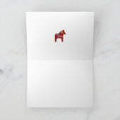 Dala Horses Dankeskarte (Innenseite)