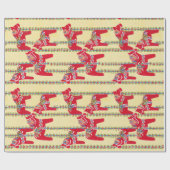 Dala Horses Geschenkpapier (Flach)