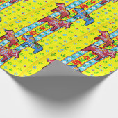 Dala Horses Geschenkpapier (Ecke)