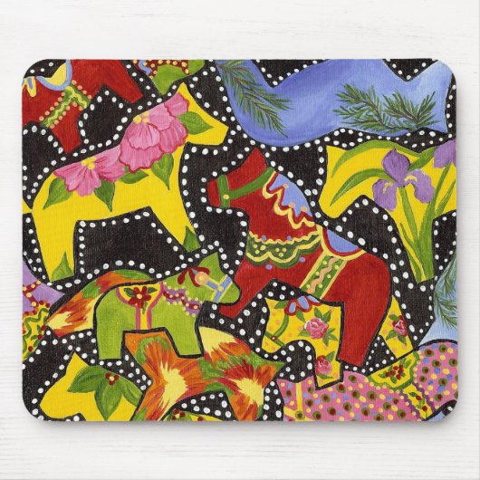Dala Horses Mouse pad Mousepad (Vorne)