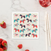 Dala Horses Paper Napkins Serviette (Beispiel)
