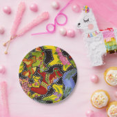Dala Horses Paper Plate Pappteller (Party)