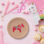 Dala Horses Pappteller (Party)