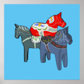Dala Horses Poster (Vorne)