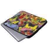 Dala Horses Rickshaw Laptop Sleeve (Vorne Knopf)