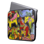 Dala Horses Rickshaw Laptop Sleeve (Vorderseite Links)