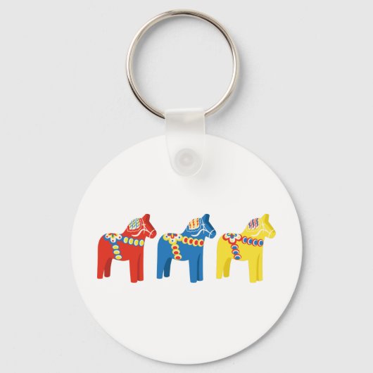 Dala Horses Schlüsselanhänger (Vorderseite)