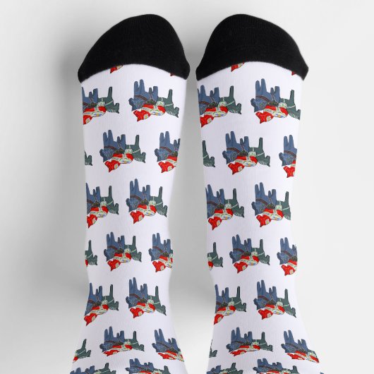 Dala Horses Socken (Oben)