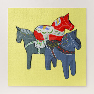 Dala Horses Square Puzzle