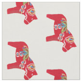 Dala Horses Stoff (Nahaufnahme)
