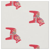 Dala Horses Stoff (Nahaufnahme)