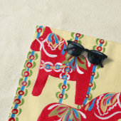 Dala Horses Strandtuch (Beispiel)