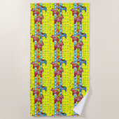 Dala Horses Strandtuch (Vorderseite)
