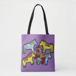 Dala Horses Tote Bag Tasche