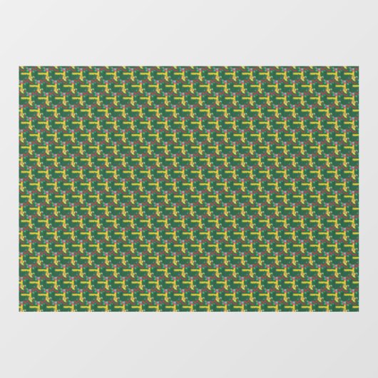 Dala Horses Window Cling Fensteraufkleber (Blatt)