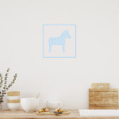 Dala Horst Poster, Baby Blue Color Poster (Küche)