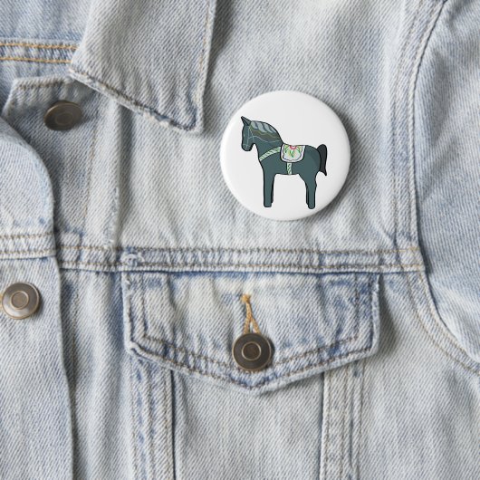 Dala Pferd Button (Beispiel)
