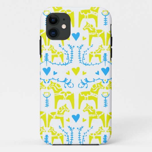 Dala Pferd Case-Mate iPhone Hülle (Rückseite)