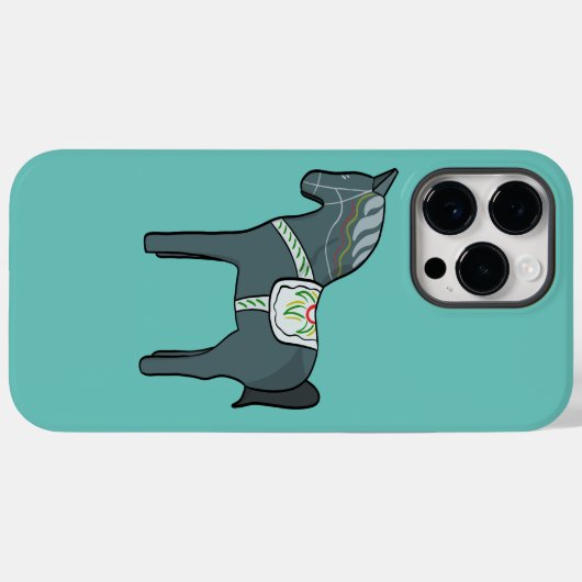 Dala Pferd Case-Mate iPhone Hülle (Rückseite (Horizontal))