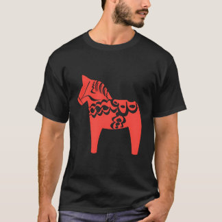 Dala-Pferd Dalarna Schwedisch Schweden Sverige T-Shirt
