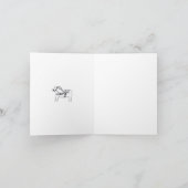 Dala Pferd Danke Karte (Innenseite)