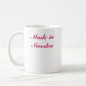 Dala Pferd, hergestellt in Schweden Kaffeetasse (Links)