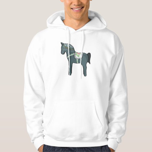 Dala Pferd Hoodie (Vorderseite)