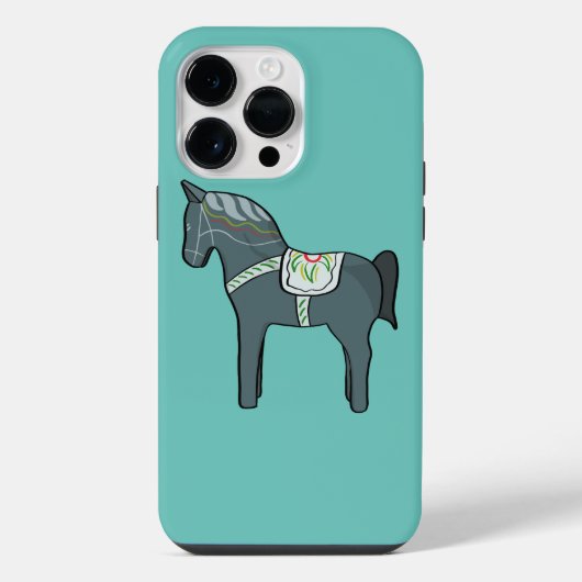 Dala Pferd iPhone Hülle (Rückseite)