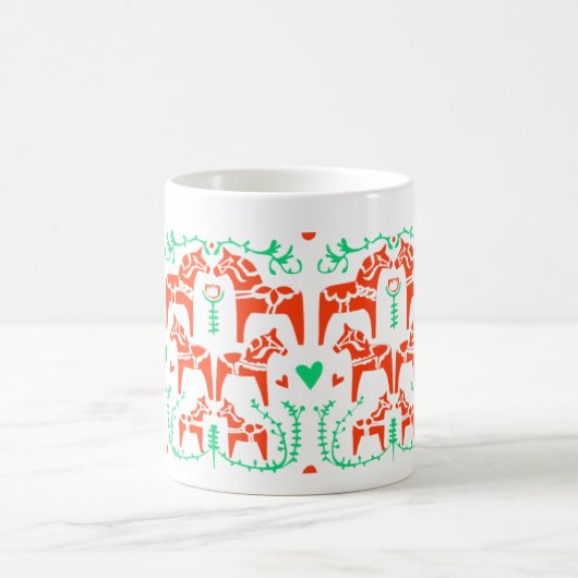 Dala Pferd Kaffeetasse (Mittel)