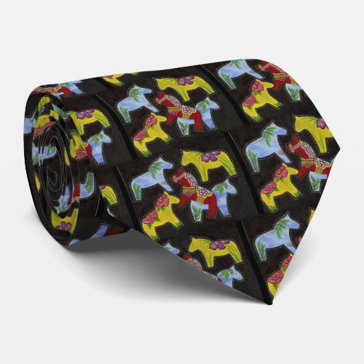 Dala Pferd Krawatte (Gerollt)