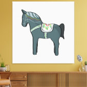 Dala Pferd Leinwanddruck (Insitu (Wohnzimmer))