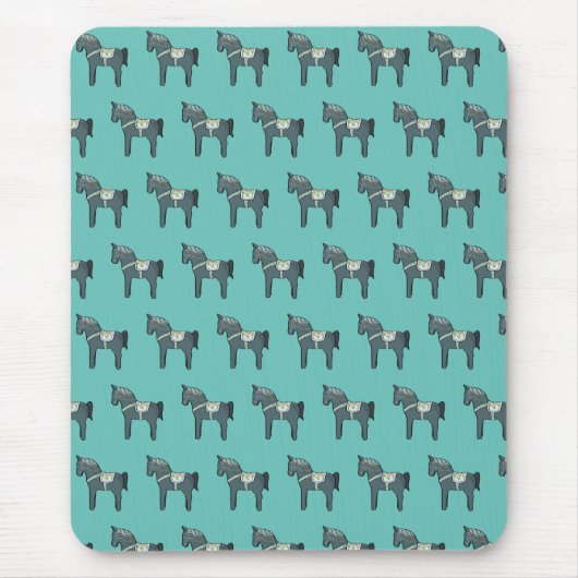 Dala Pferd Mousepad (Vorne)