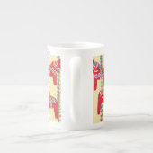 Dala Pferd Porzellantasse (Rückseite)