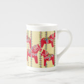 Dala Pferd Porzellantasse (Rechts)