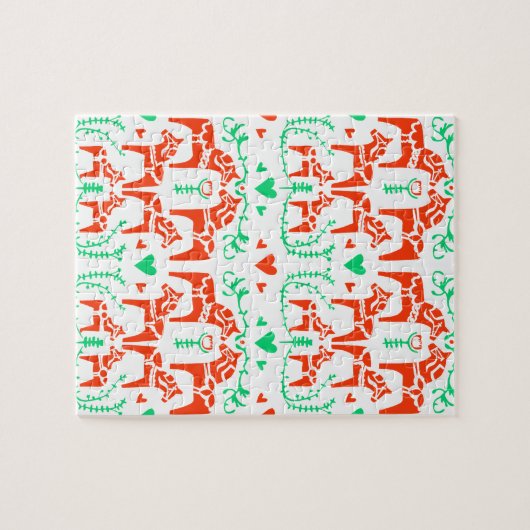 Dala Pferd Puzzle (Horizontal)